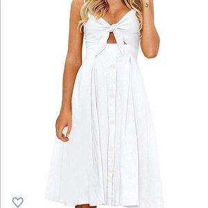 New! Summer dress, white